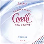 Crystal Violin A String - alum/stabilon: Medium