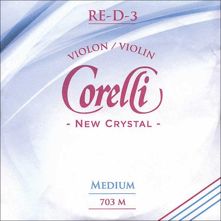 Crystal Violin D String - alloy/stabilon: Medium
