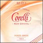 Crystal Violin D String - alloy/stabilon: Fort-high