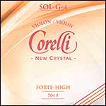 Crystal Violin G String - silver/stabilon: Fort-high