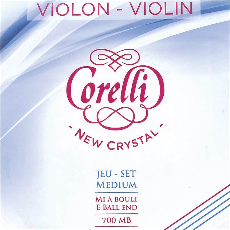 Crystal Violin String Set - Medium, ball end E