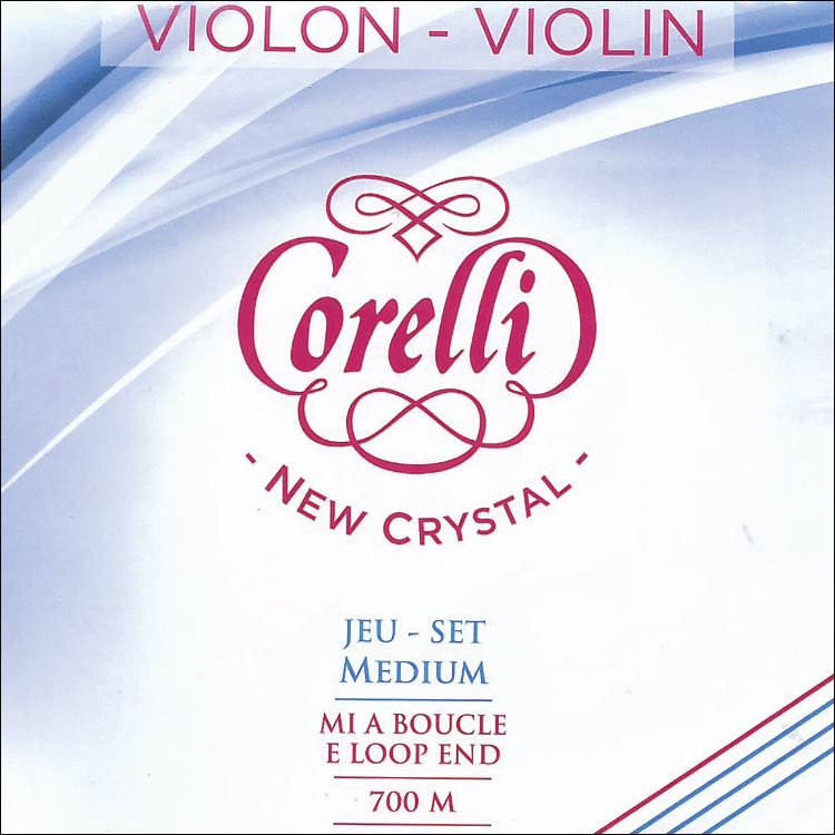 Crystal Violin String Set - Medium, loop end E