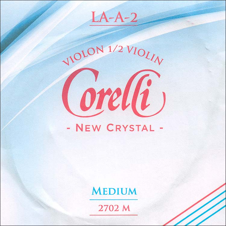 Crystal 1/2 Violin A String - alum/stabilon: Medium