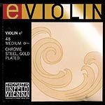 E Violin (E48) String - Gold-Plated/Chromesteel: Medium with Ball End
