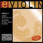 E Violin (E48) String - Gold-Plated/Chromesteel: Medium with Loop End