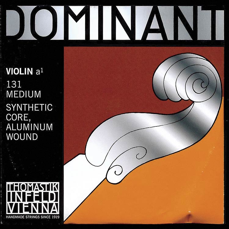 4/4 Dominant Violin A String - Aluminum/Perlon: Medium