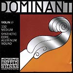 4/4 Dominant Violin D String - Aluminum/Perlon: Medium