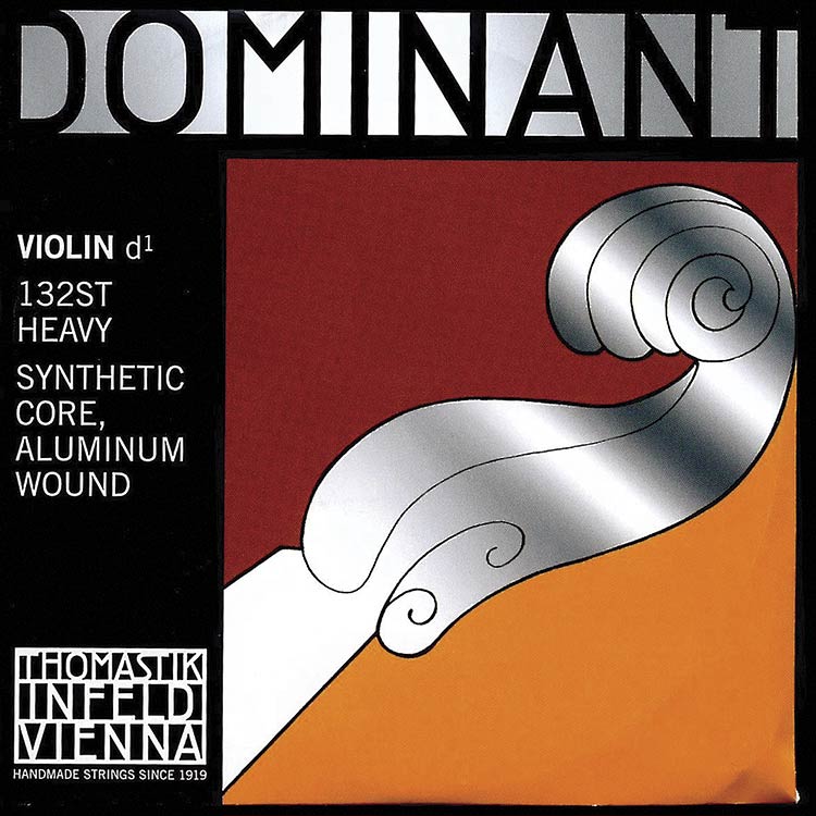 4/4 Dominant Violin D String - Aluminum/Perlon: Thick/Stark