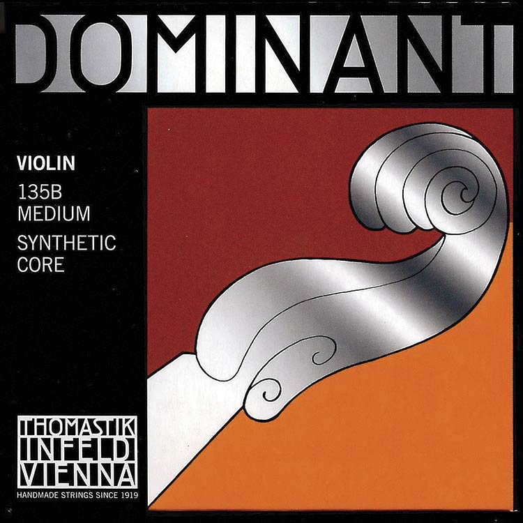 4/4 Dominant Violin String Set with Steel Ball End  E - Medium