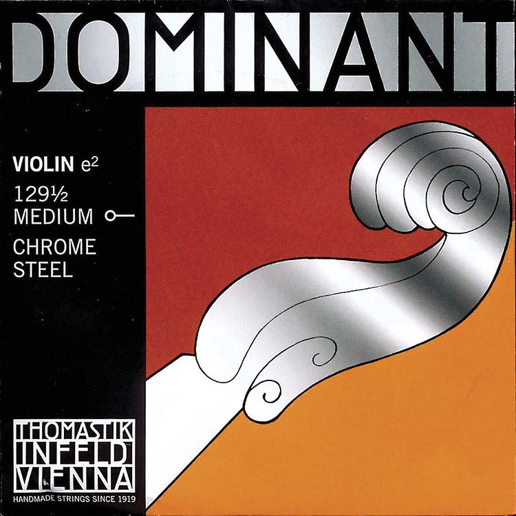 Dominant 1/2 Violin E String - Steel (Blank) with Ball End