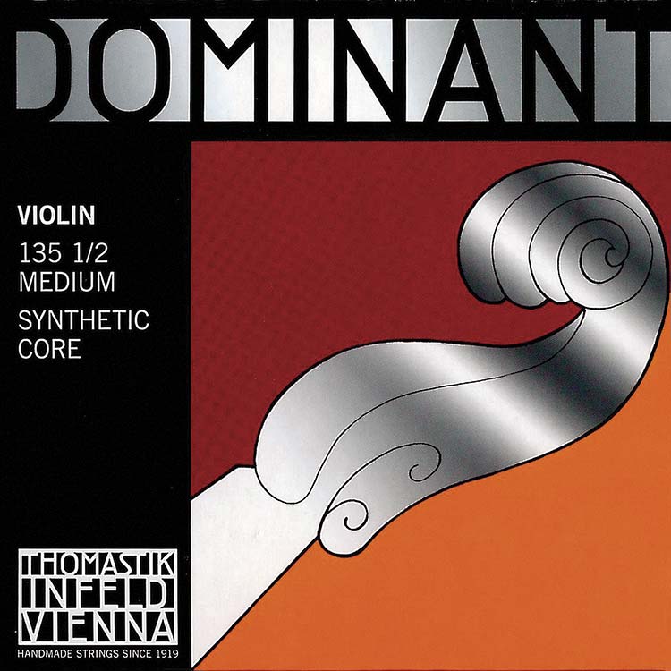 Dominant 1/2 Violin String Set with Wound Ball End E