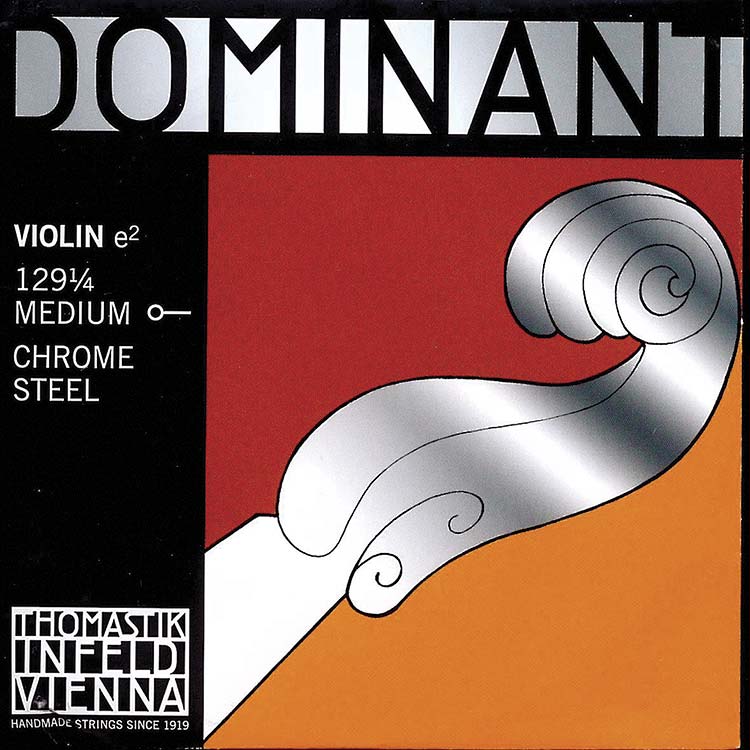 Dominant 1/4 Violin E String - Steel (Blank) with Ball End