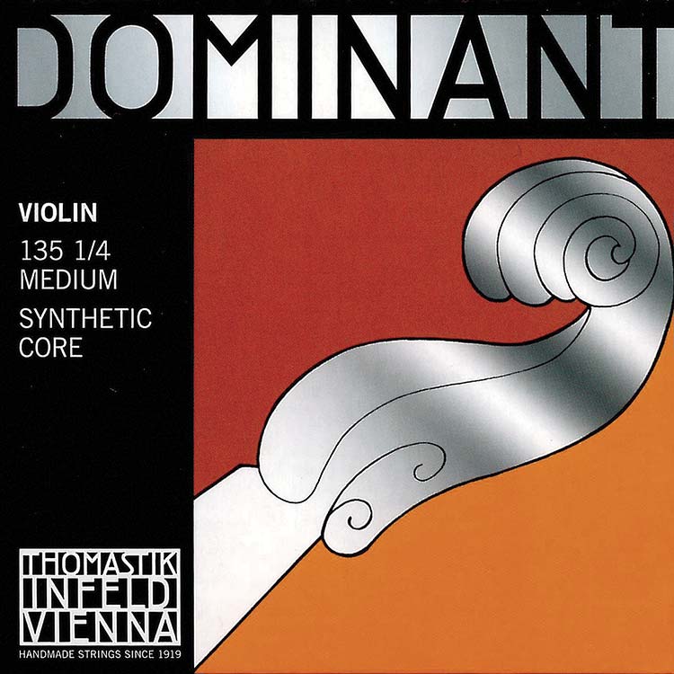 Dominant 1/4 Violin String Set with Wound Ball End E