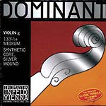 Dominant 1/16 Violin G String - Silver/Perlon