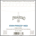 Evah Pirazzi Neo Violin String Set - Medium with Removable Ball E-String