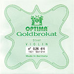 Goldbrokat Violin E String - Steel: Medium (#26 Gauge) with Ball End