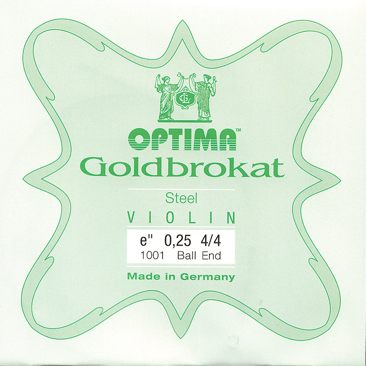Goldbrokat Violin E String - Steel: Thin (#25 Gauge) with Ball End