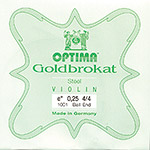 Goldbrokat Violin E String - Steel: Thin (#25 Gauge) with Ball End