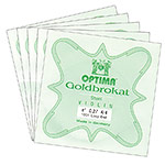 Violin E String Goldbrokat Premium 24K Gold Violin E Sting Medium End Loop,0,26 Dominant Violin Strings 4/4 Full Set - Foto 4