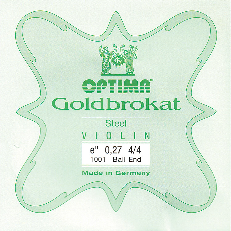 Goldbrokat Violin E String - Steel: Heavy (#27 Gauge) with Ball End