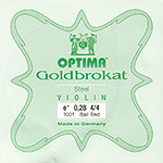 Goldbrokat Violin E String - Steel: Extra Heavy (#28 Gauge) with Ball End