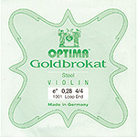 Goldbrokat Violin E String - Steel: Extra Heavy (#28 Gauge) with Loop End