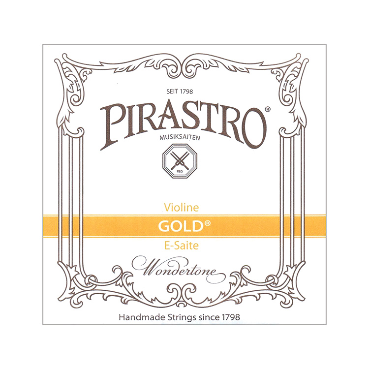 Gold Label Violin E String - Steel: Medium with Loop end