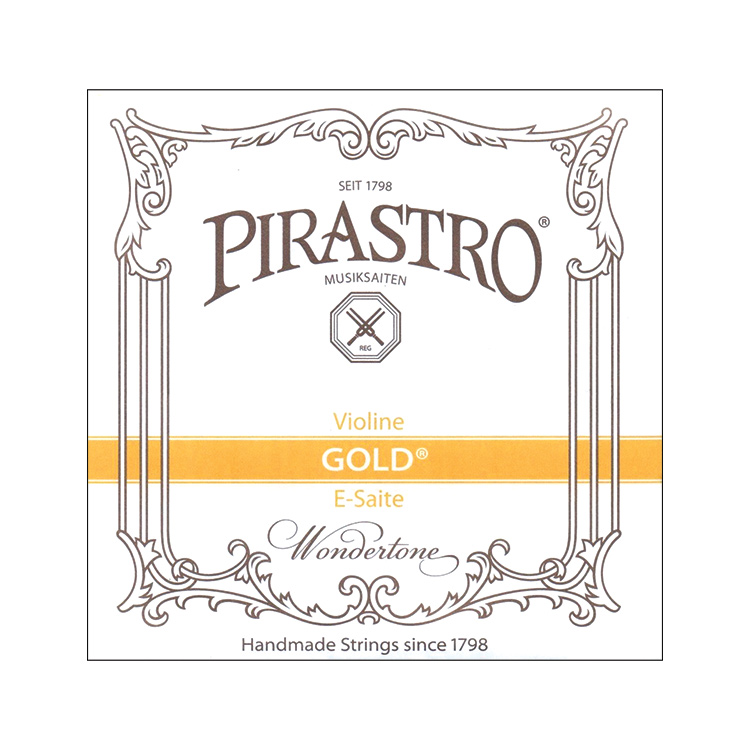 Gold Label Violin E String - Steel: Thick/Stark with Loop End