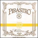 Gold Label Violin G String - silver/gut: Gut knot