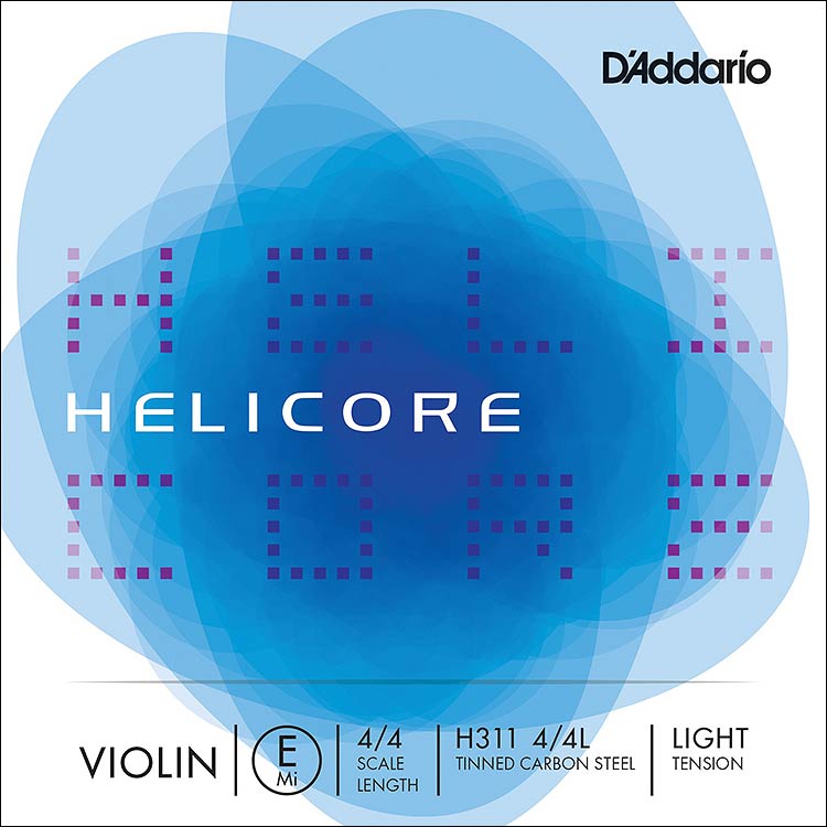 Helicore 4/4 Violin Steel E String, Light