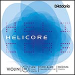 Helicore 4/4 Violin String Set with Steel Ball End E, Medium