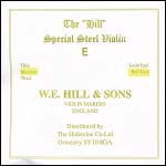 Hill Violin E String - steel: Medium, ball end