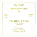 Hill Violin E String - steel: Medium, loop end