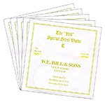Hill Violin E - 5 Pack, Thick Ball End