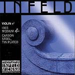 Infeld Blue Violin E String - tin-plated/steel: Medium