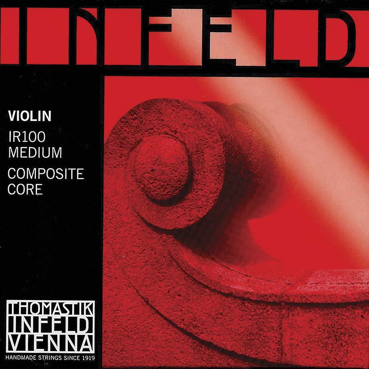 Infeld Red Violin String Set - Medium,  removable ball end E