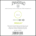 Insula Violin E - Steel: Medium, Removable Ball