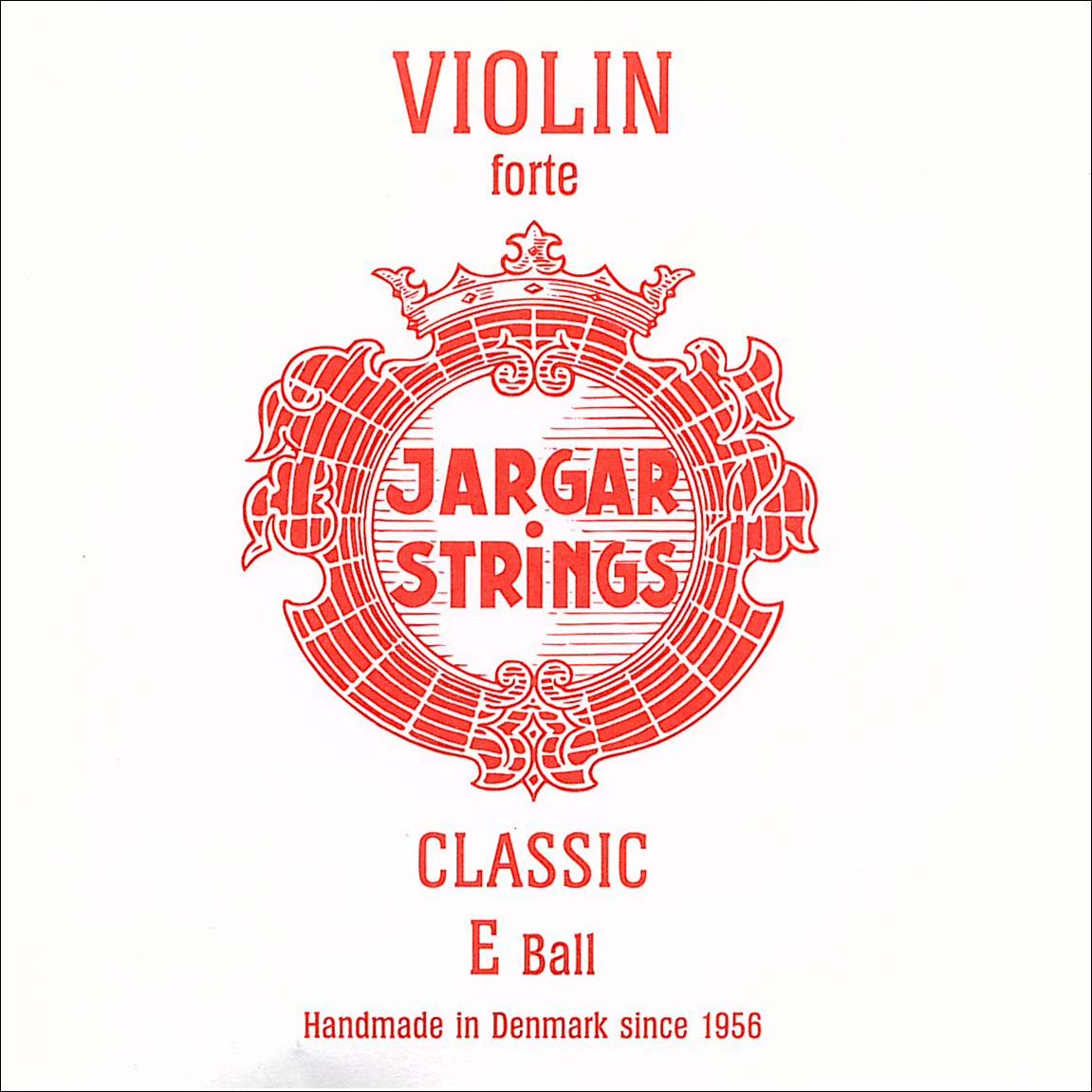 Jargar Violin E - chromesteel: Thick/forte, ball end