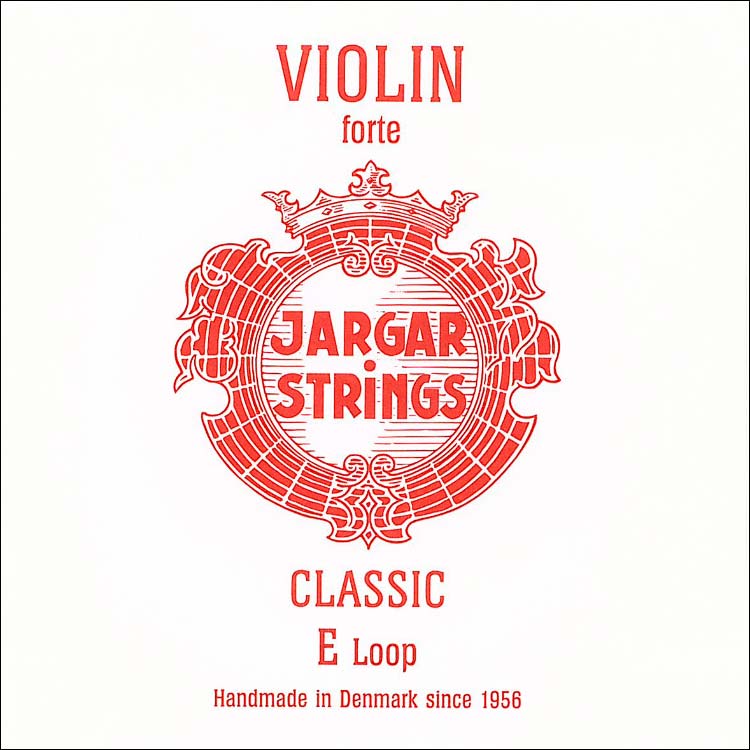 Jargar Violin E String - chromesteel: Thick/forte, loop end