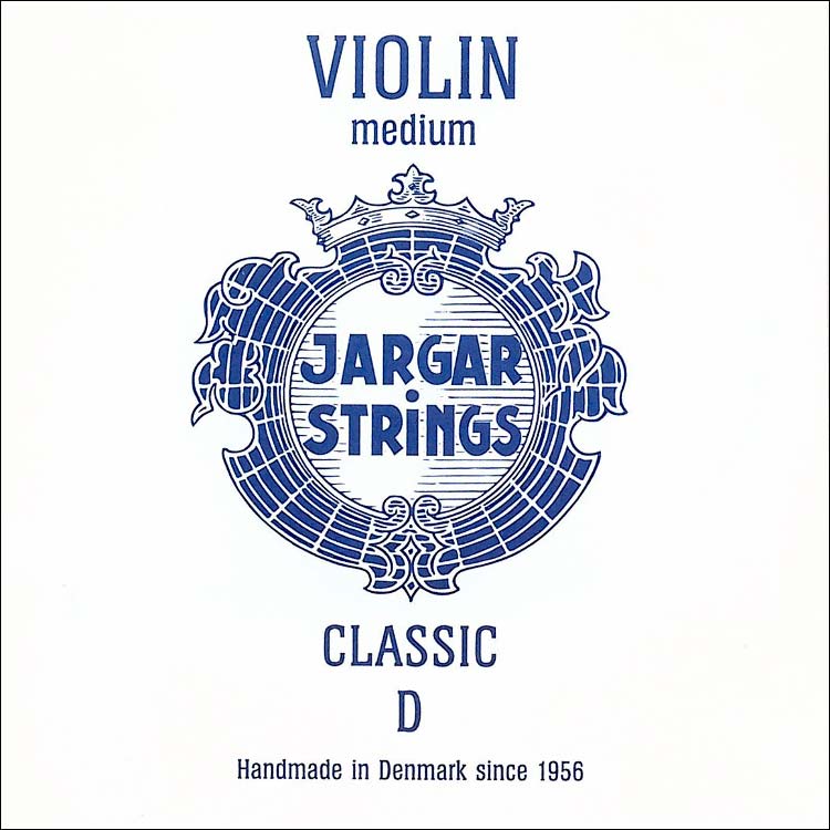 Jargar Violin D String - chromesteel/steel: Medium