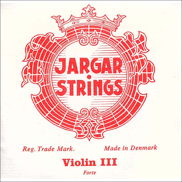 Jargar Violin D String - chromesteel/steel: Thick/Forte