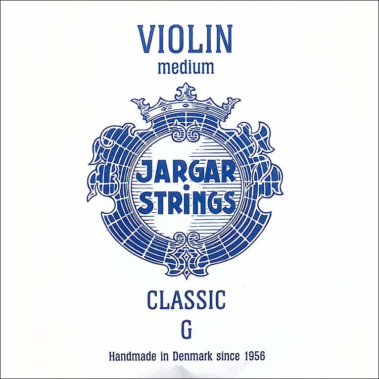 Jargar Violin G String - chromesteel/steel: Medium
