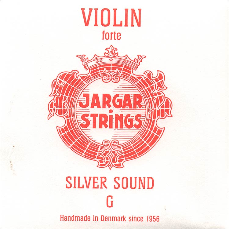 Jargar Violin G String - silver/steel: Thick/forte