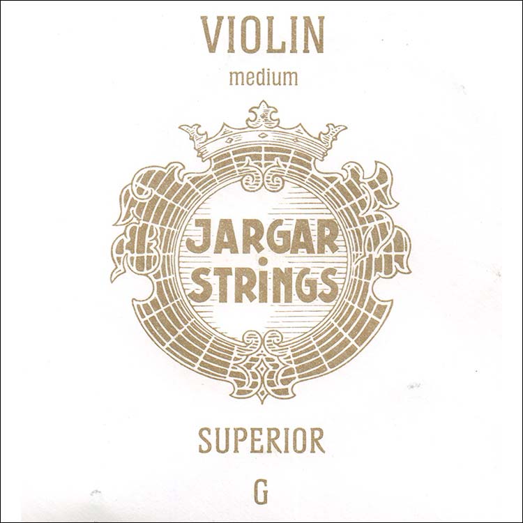 Jargar Superior Violin G String - chromesteel/synthetic: Medium, ball