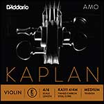 Kaplan Amo 4/4 Violin E String - Tinned High Carbon Steel: Medium, Ball end