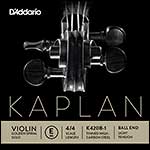 Kaplan Golden Spiral Solo Violin E String - Steel: Light, ball end