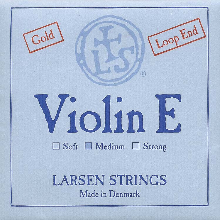 Larsen Violin E String - gold-plated: Medium, loop end