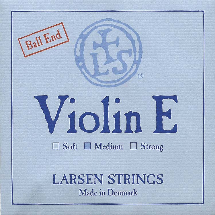 Larsen Violin E String - steel: Medium, removeable ball end