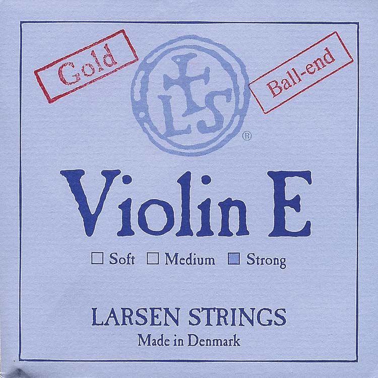 Larsen Violin E String - gold-plated: Strong, ball end