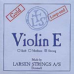 Larsen Violin E String - gold-plated: Strong, loop end